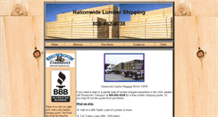 Desktop Screenshot of lumbershipping.com